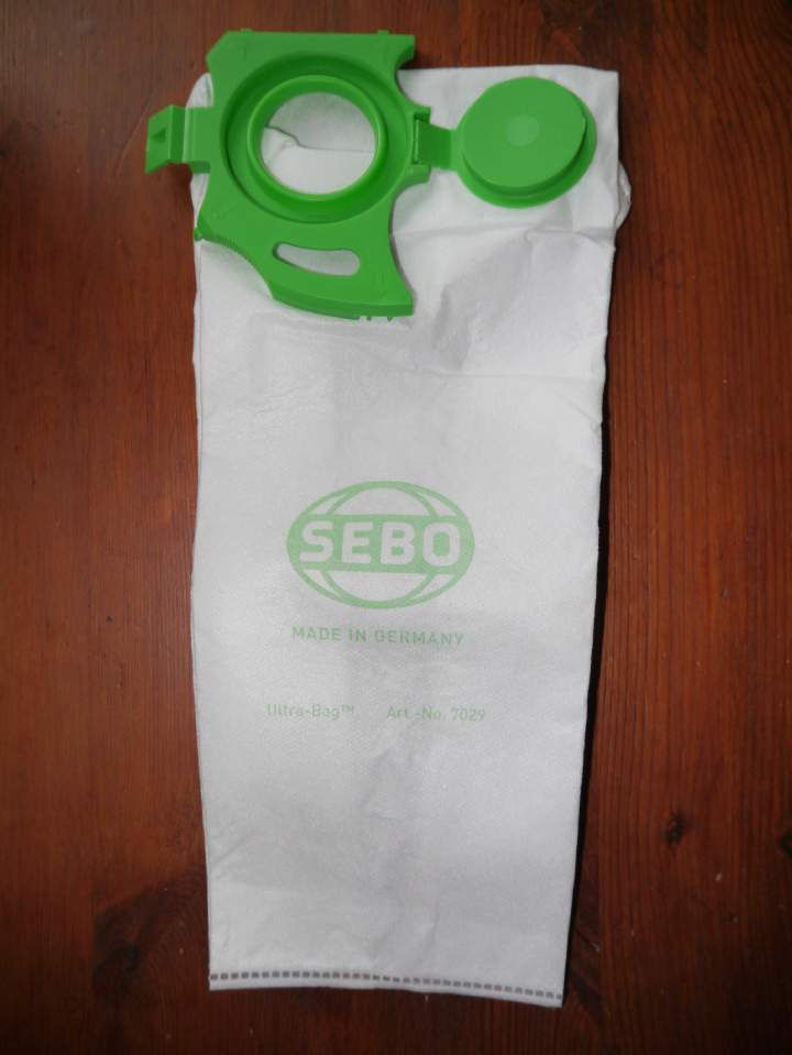 SEBO DART WHITE SEALABLE DUST BAGS - Pack 10