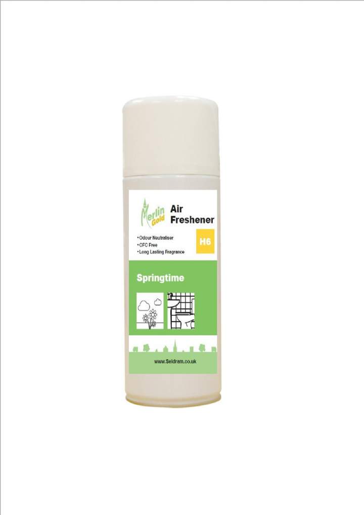 MERLIN AEROSOL AIR FRESHNERS SPRINGTIME - 12x400ml