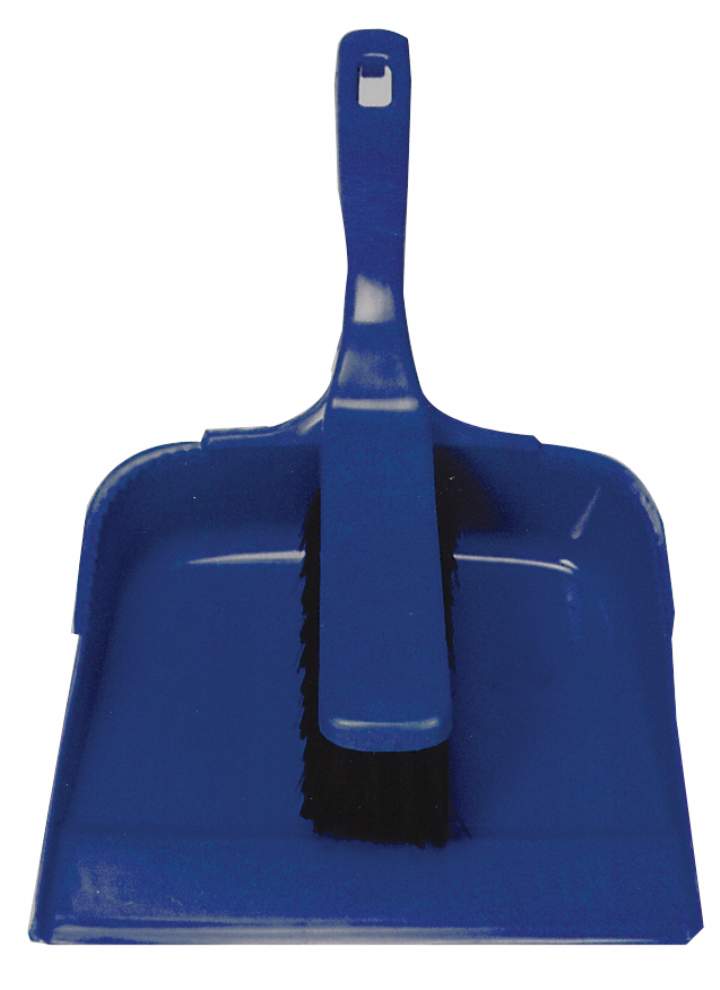 OPEN BUDGET DUSTPAN & BRUSH SET BLUE - Set