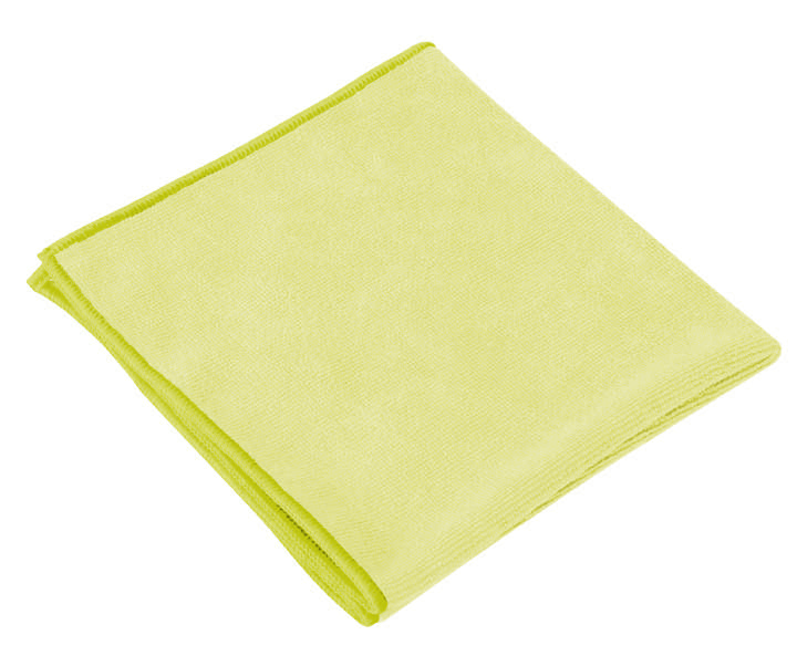 H/W MICROFIBRE CLOTHS IN YELLOW - Pack 10