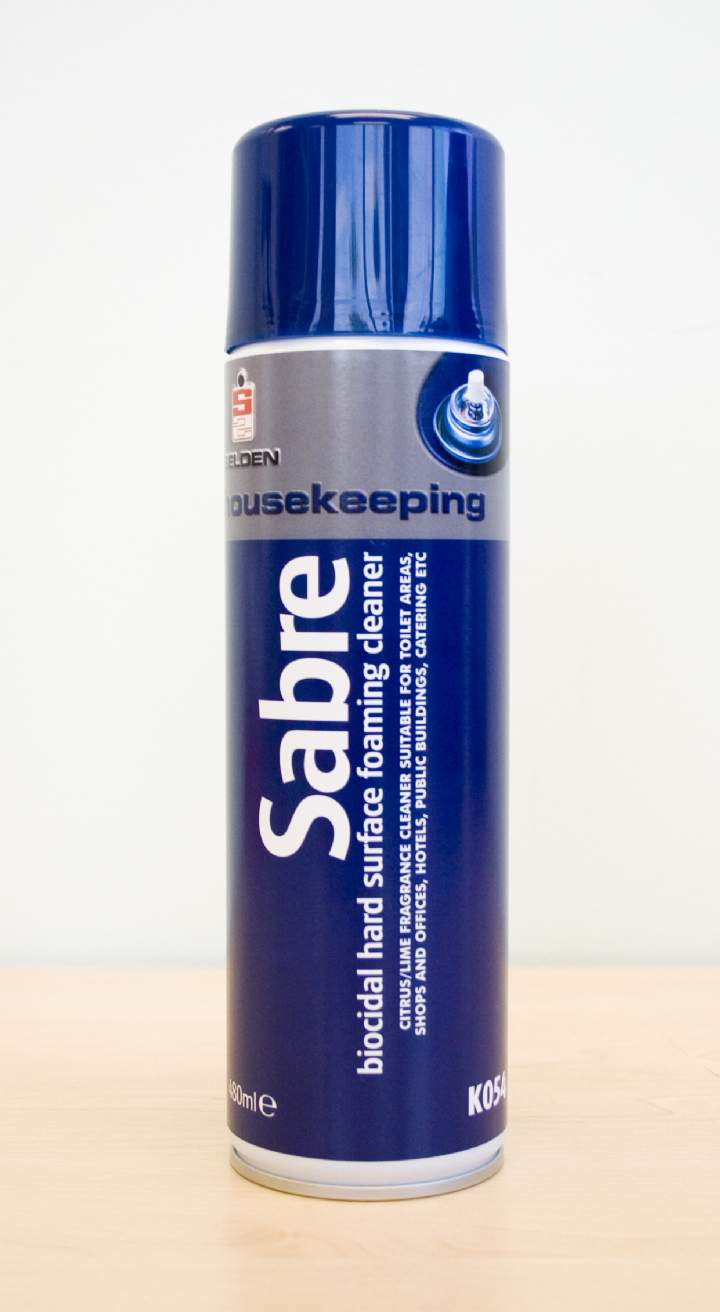 SABRE FOAMING DISINFECTANT AEROSOL - 12x400ml