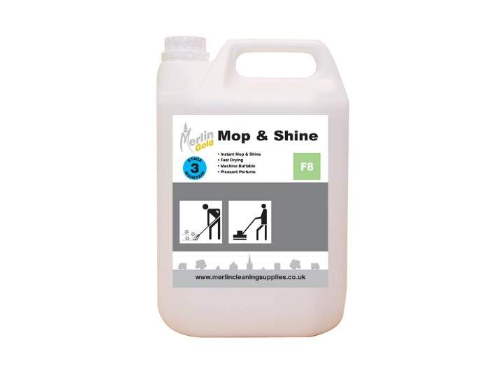 MERLIN F13 MOP SHINE FLOOR POLISH - 2x5ltr