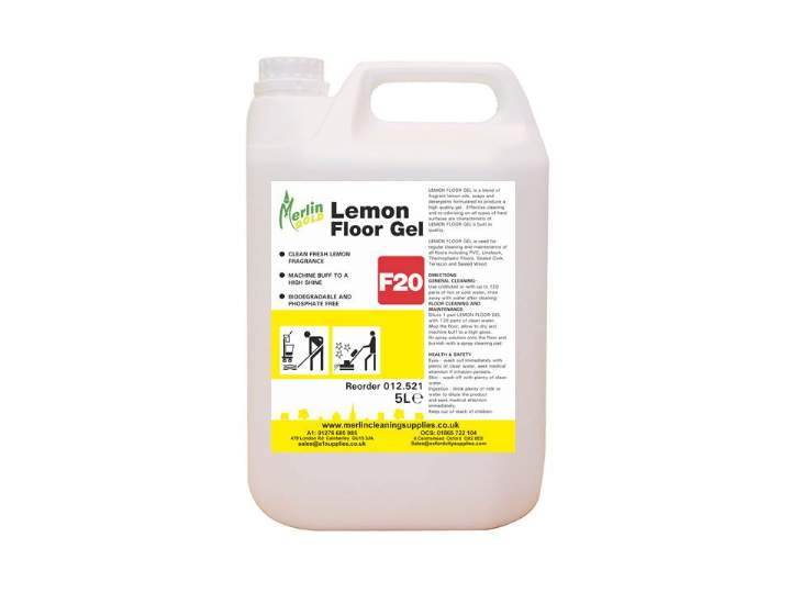 MERLIN F11 LEMON FLOOR GEL - 2x5ltr