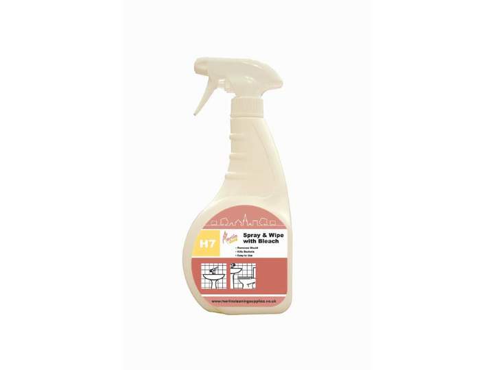 MERLIN H7 SPRAY & WIPE + BLEACH - 6x750ml