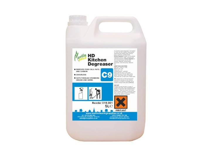 MERLIN C9 HD KITCHEN DEGREASER - 2x5ltr