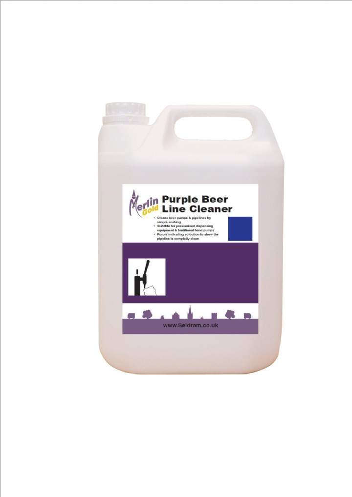 MERLIN PURPLE BEERLINE CLEANER - 2x5ltr