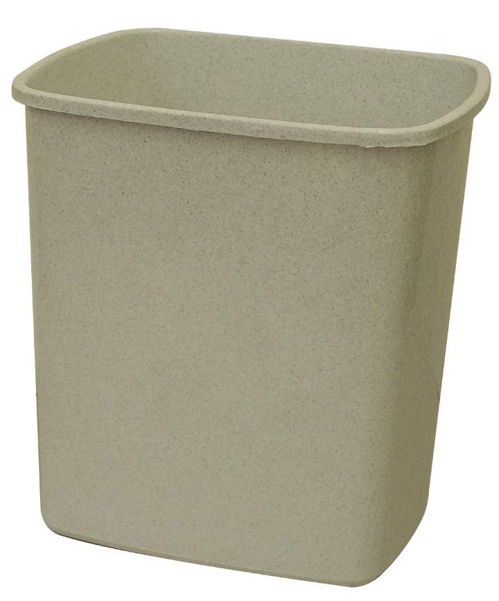 SQUARE  PLASTIC OFFICE BIN 12ltr - Each