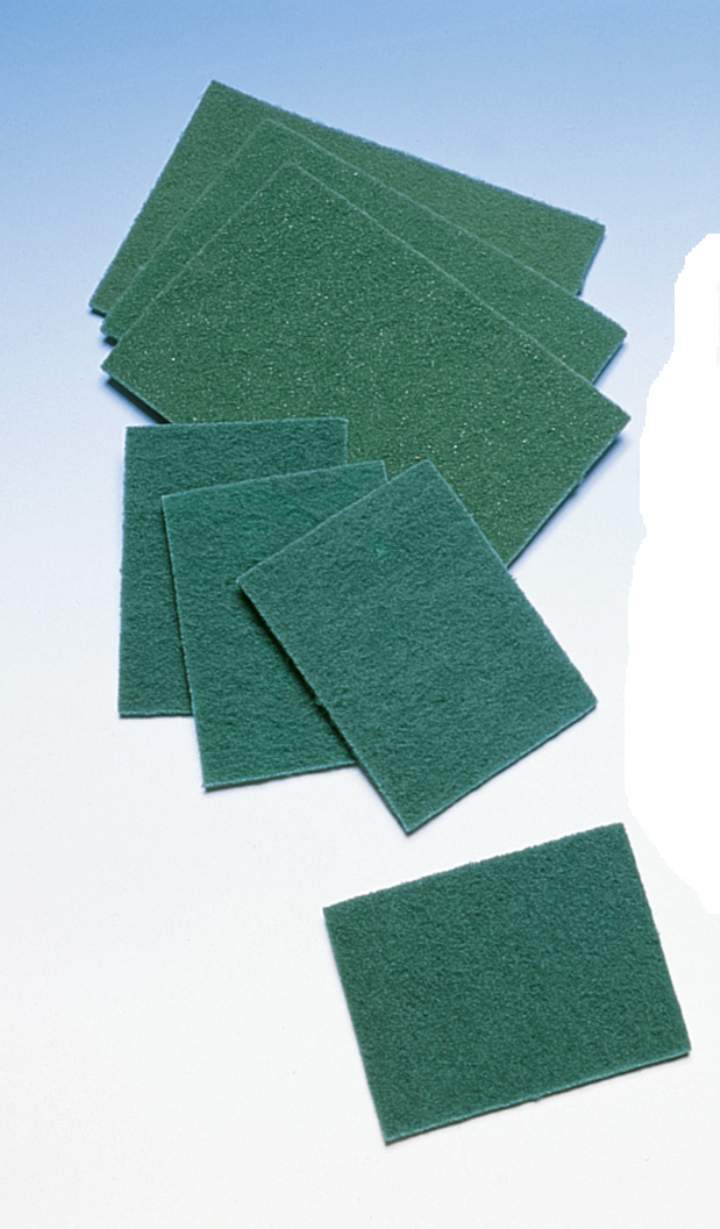 BUDGET 9x6 GREEN SCOURERS - Pack 10