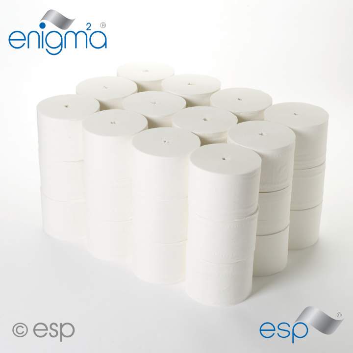 BUDGET COMPACT CORELESS 900 TOILET ROLLS - Ctn 36