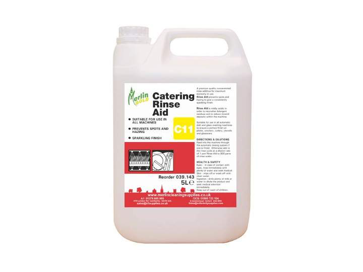 MERLIN C11 CATERING RINSE AID - 2x5ltr