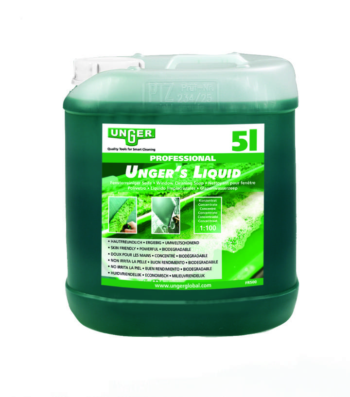 UNGER WINDOW CLEANERS LIQUID 5Ltr - 5ltr