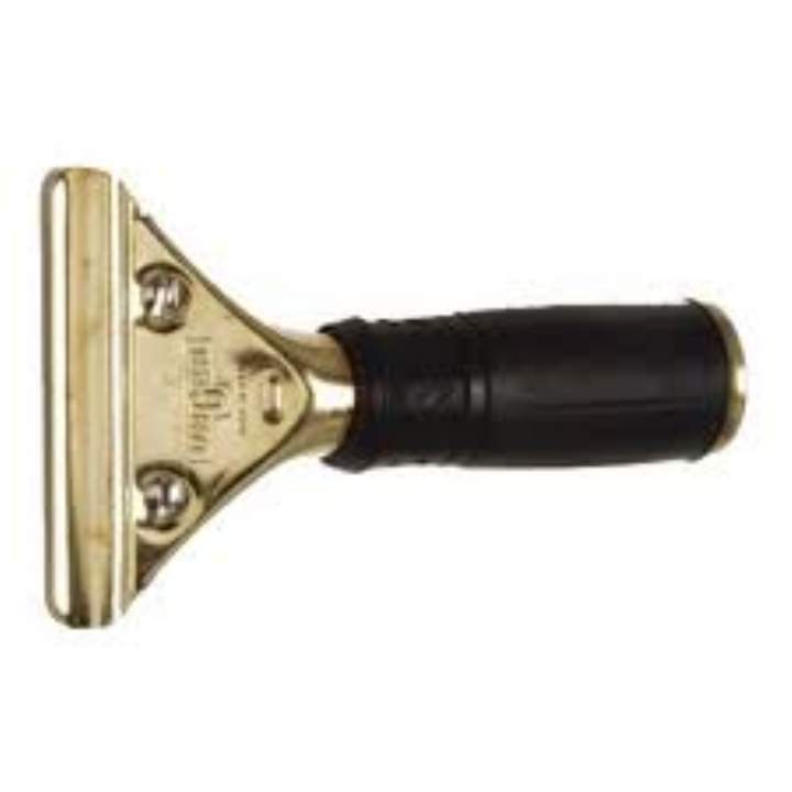 BRASS SQUEEGIE HANDLE RUBBER GRIP GP000 - Each