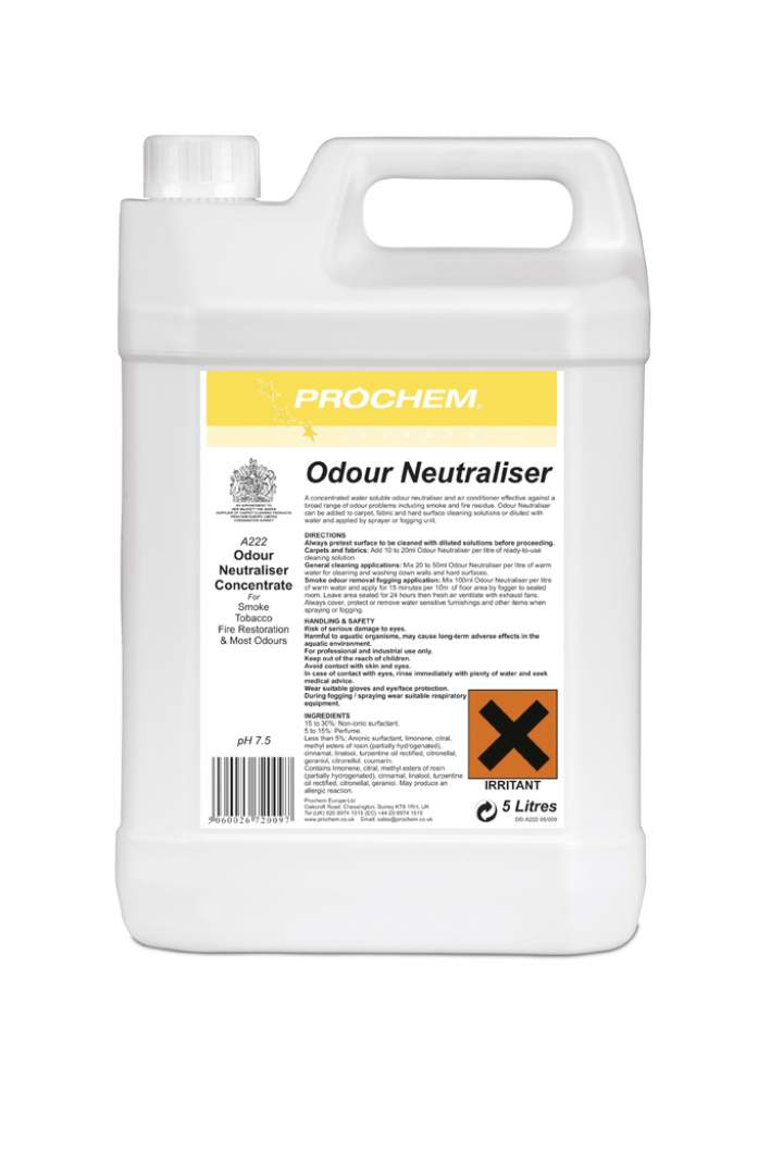 SMOKE & ODOUR NEUTRALISER - 5ltr