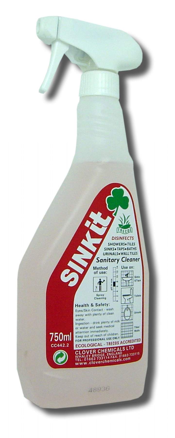 SINKIT SANITARY WASHROOM CLEANER RTU - 6x750ml