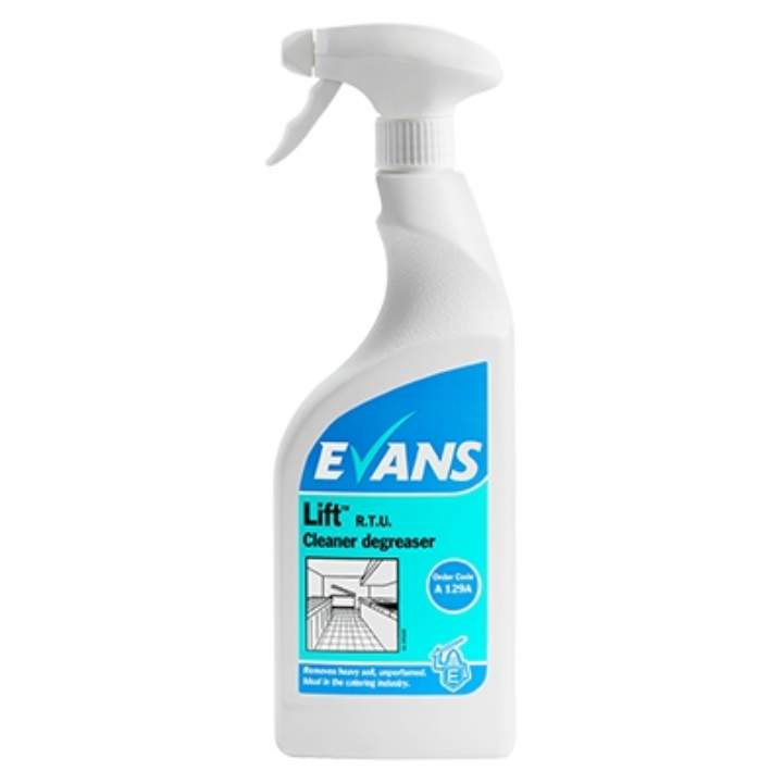 EVANS LIFT TRIGGER SPRAY DEGREASER - 6x750ml