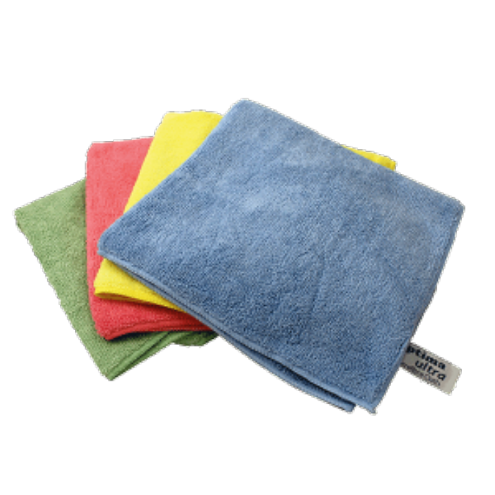 OPTIMA L/W MICROFIBRE CLOTHS BLUE - Pack 10