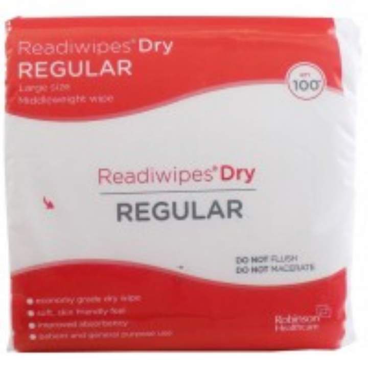 ROBINSON PATIENT DRY WIPES - READYWIPES - 20x100