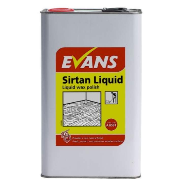 EVANS SIRTAN LIQUID WAX POLISH - 5ltr