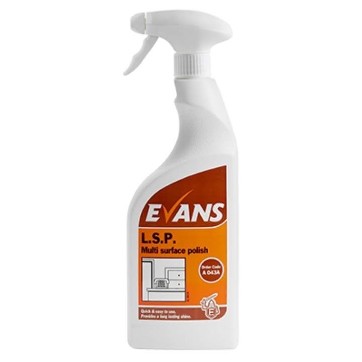 EVANS SPRAY POLISH TRIGGERS - 6x750ml