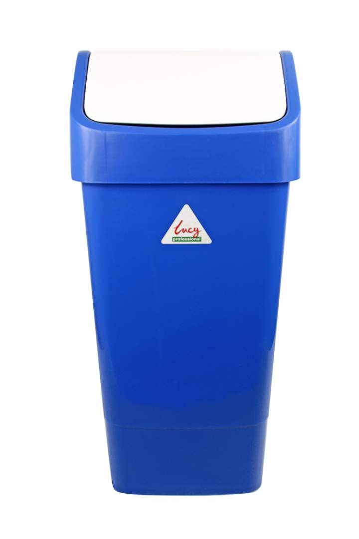 LARGE SWINGTOP BIN BLUE 50ltr - Each