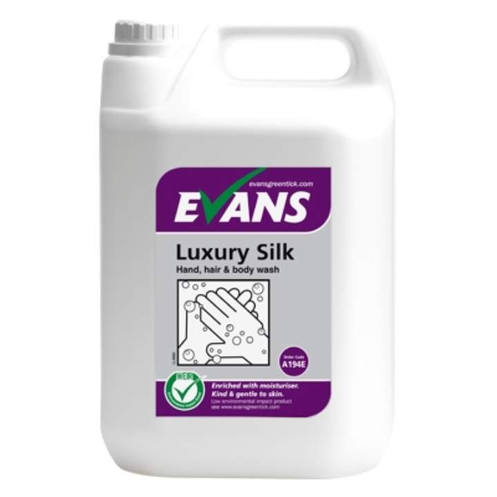 LUXURY  SILK - WHITE HAND SOAP - 2x5ltr