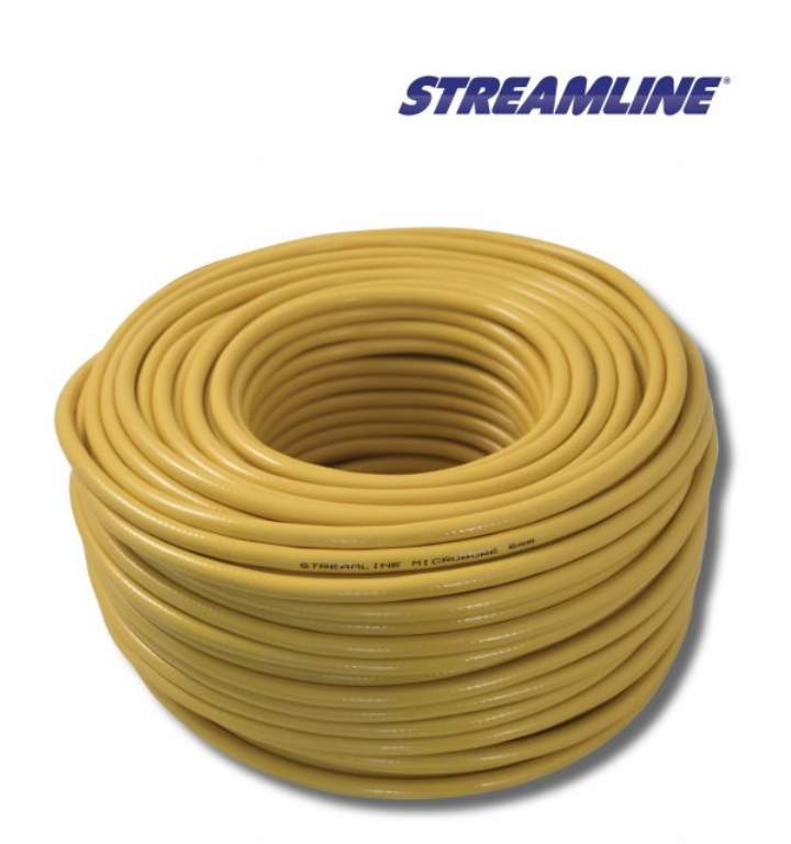 LITE 5 YELLOW 5mm MICROBORE HOSE 1mtr - 1mtr
