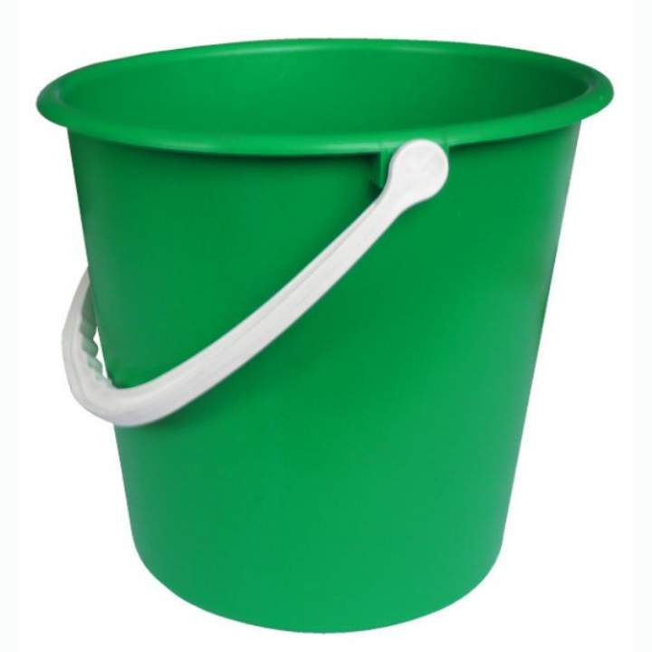 GREEN PLASTIC BUCKET 9ltr - Each