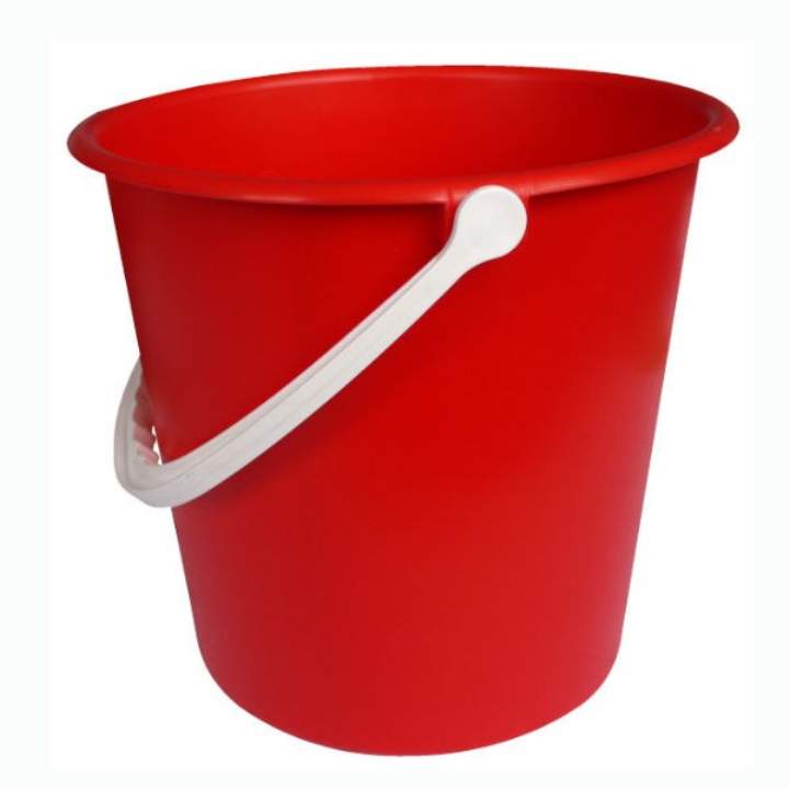 RED PLASTIC BUCKET 9ltr - Each