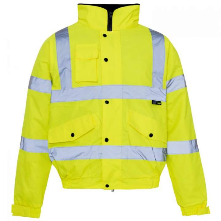 HI-VIS QUILTED BOMBER JACKET X-LARGE - Each