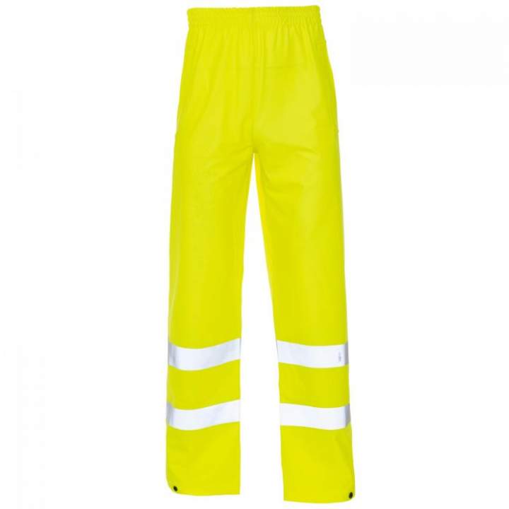 YELLOW HI-VIS RAIN PROOF TROUSERS SMALL - Each