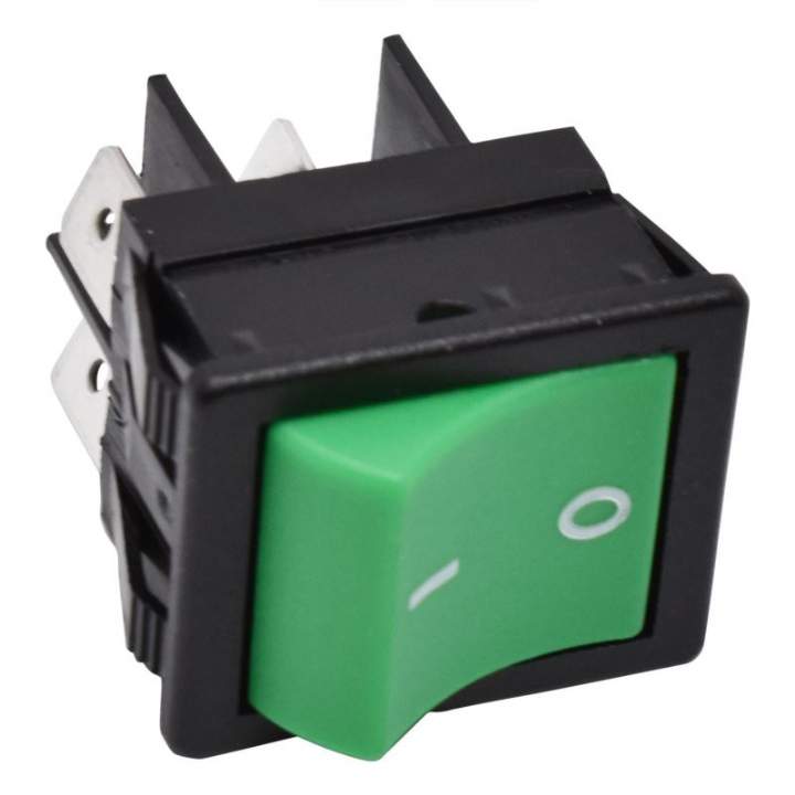 GREEN ON/ OFF ROCKER SWITCH 220582 - EACH