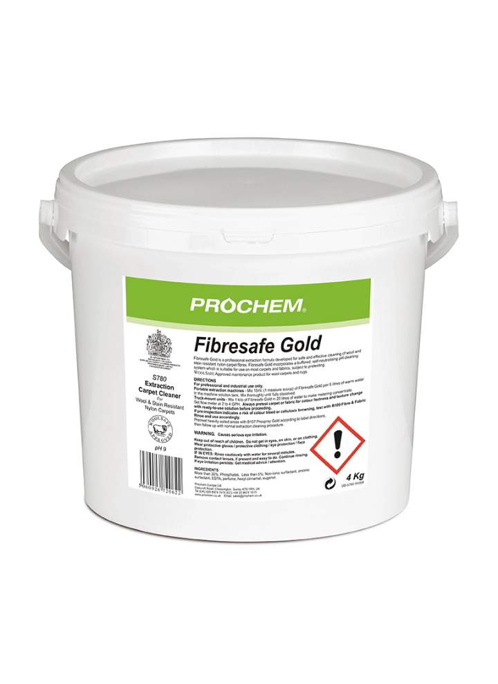 FIBRESAFE GOLD POWDERED SHAMPOO - 4kg
