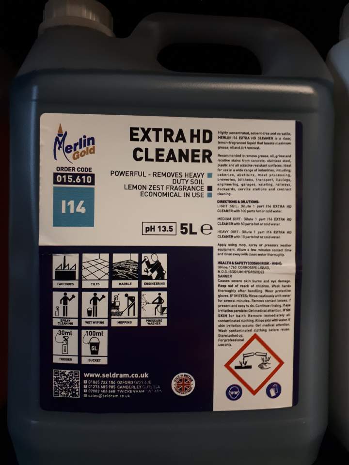 GOLD H4 EXTRA H-D CLEANER - 5ltr