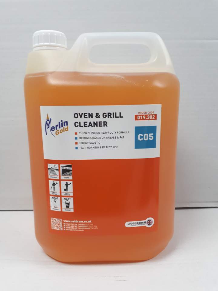 MERLIN C05 OVEN & GRILL CLEANER - 2x5ltr