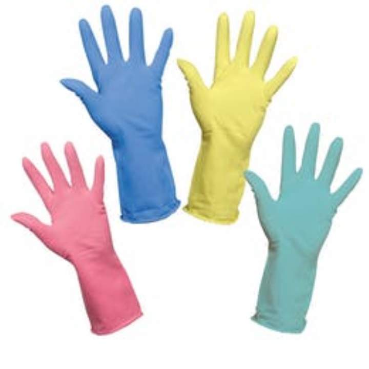 PREMIUM RUBBER GLOVES LARGE - Pack 6