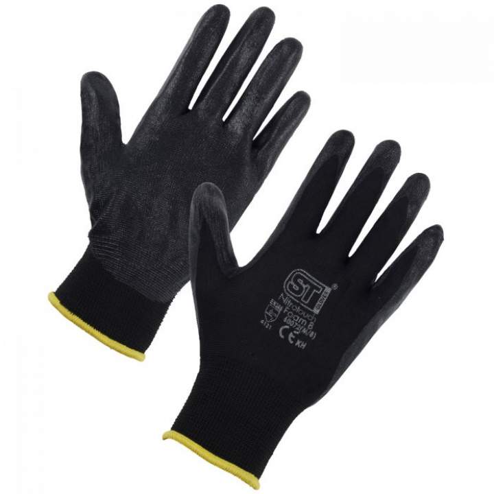 LIGHT WORK GLOVES BLACK EDGE - Pair