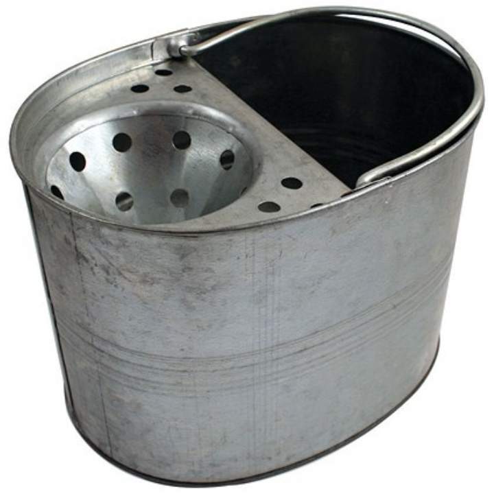 METAL GALVANISED FUNNEL MOP BUCKET 12ltr - Each